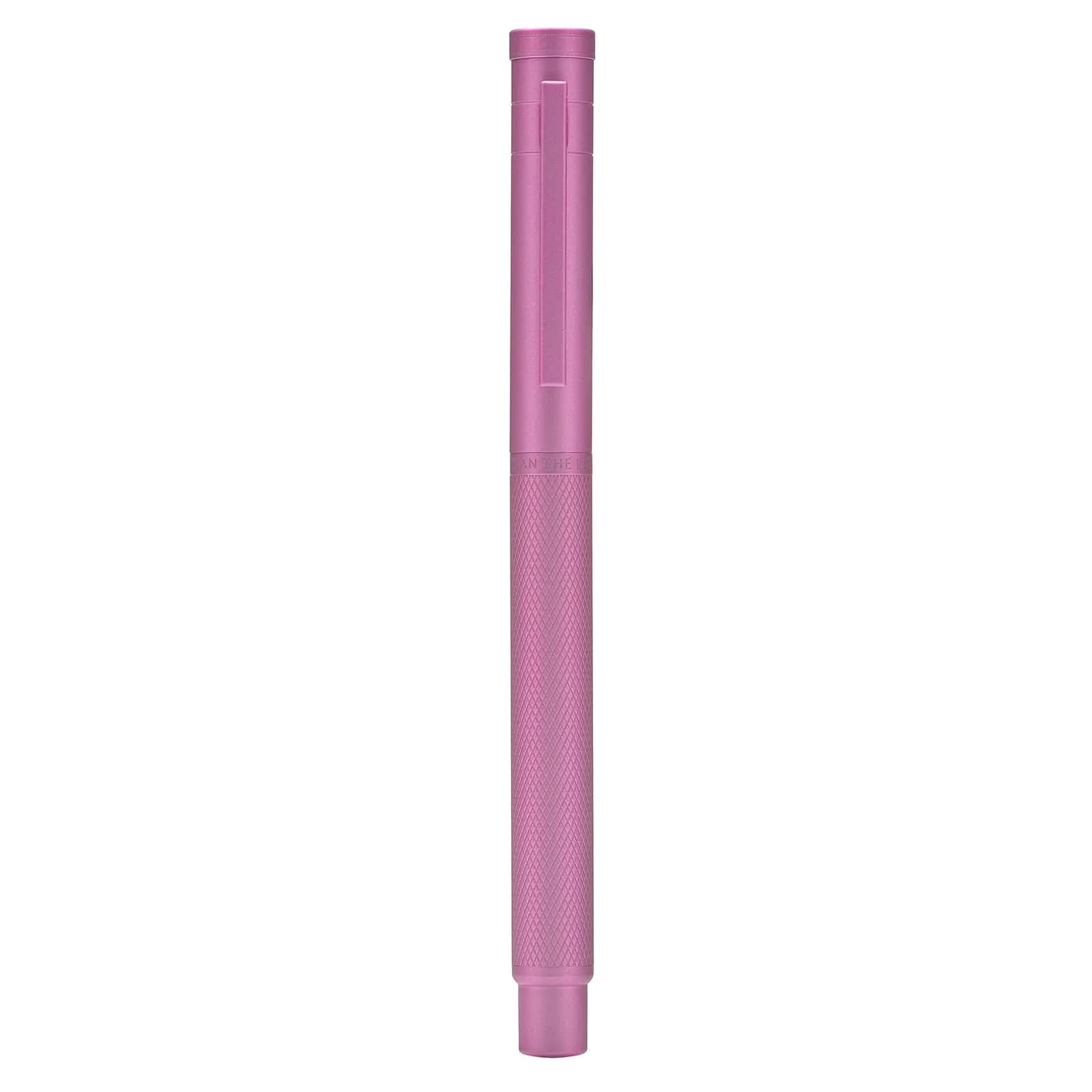 Asvine Hongdian 1851 Pink Forest Fountain Pen Medium Nib 0.8mm (0.031in) | Classic Design with Converter and Metal Pen Case - view 8