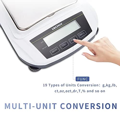 LACHOI Lab Scale 0.01gx2000g | Precision Analytical Balance with 0.01g Accuracy thumbnail 5