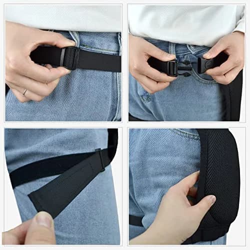 welsoon Elderly Hip Protector Pad Hip Fracture Protector Cushion for Injury Falls Prevention Woman Man Hip Pants Hip Bones Pad | Impact-Dispersing Foam thumbnail 3
