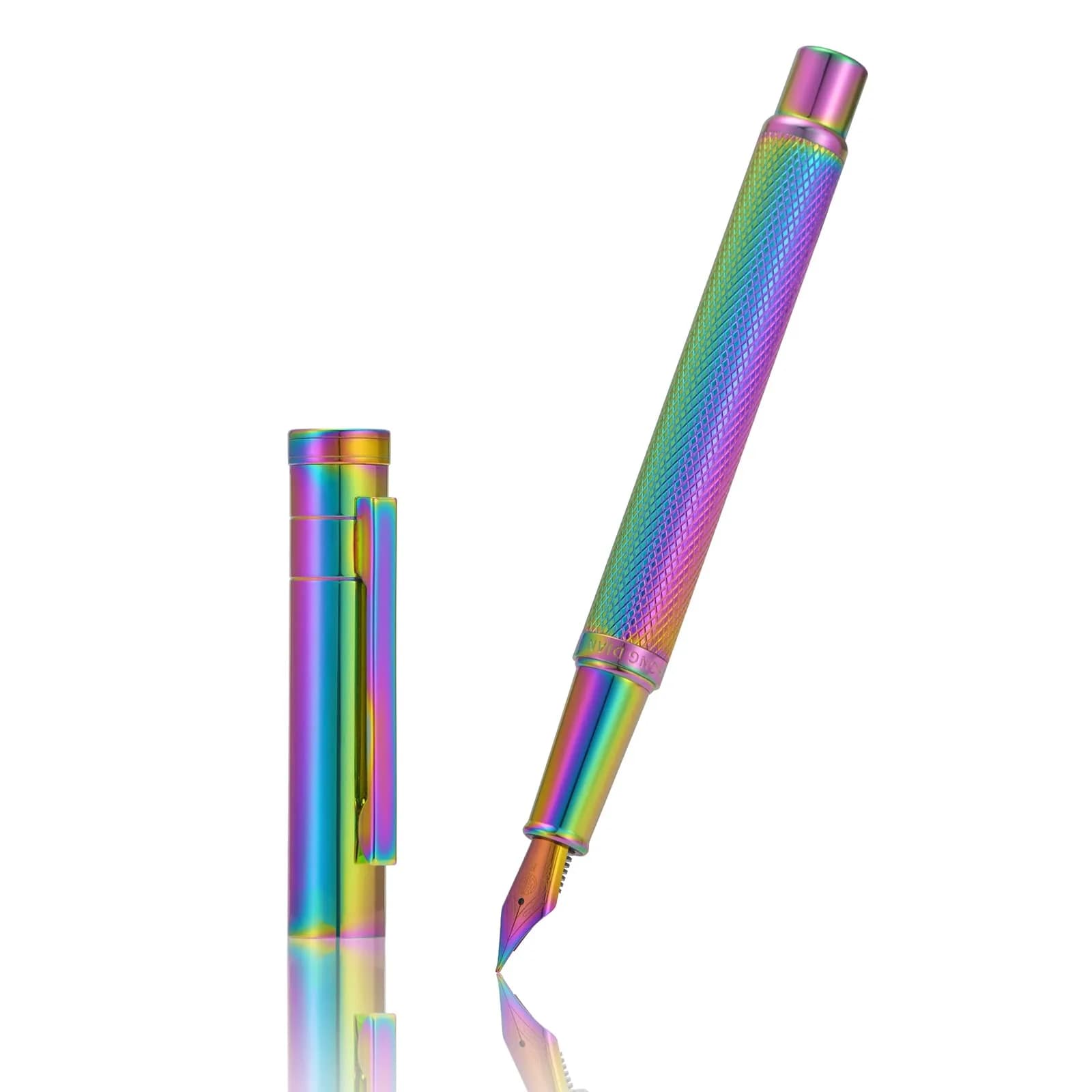 Asvine Hongdian 1851 Rainbow Forest Fountain Pen with Medium Point Nib - main product image