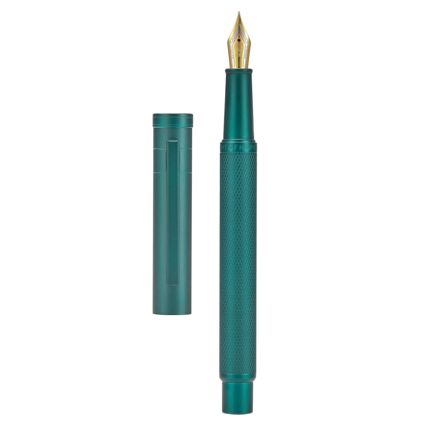 Asvine Hongdian 1851 Green Forest Fountain Pen Medium Nib 13.8cm (5.4in) | Smooth Ink Flow Writing Instrument - main product image