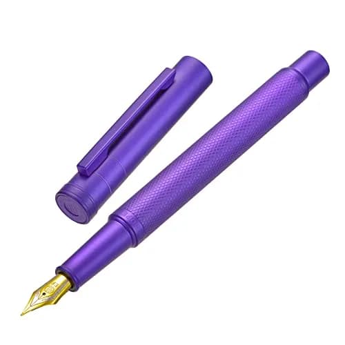 Asvine Hongdian 1851 Purple Forest Fountain Pen with Medium Nib - Smooth Writing thumbnail 2