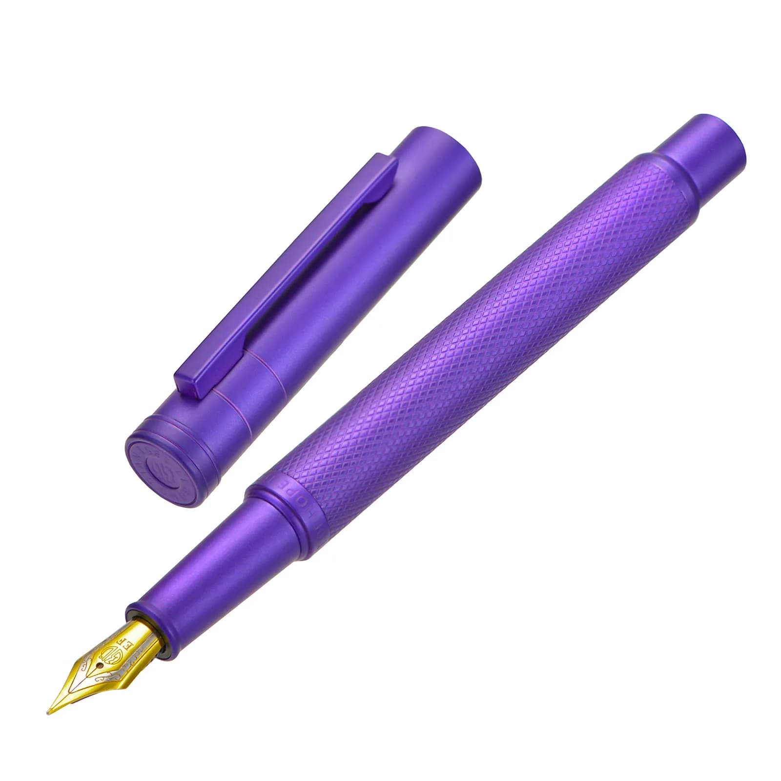 Asvine Hongdian 1851 Purple Forest Fountain Pen with Medium Nib - Smooth Writing - view 2