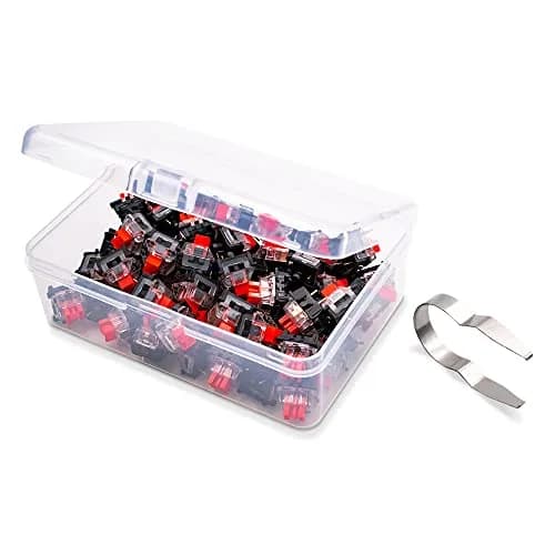 Granvela OUTEMU Red Switches 45g Linear 65-Pack | Hot-Swappable Mechanical Keyboard Switches thumbnail 3
