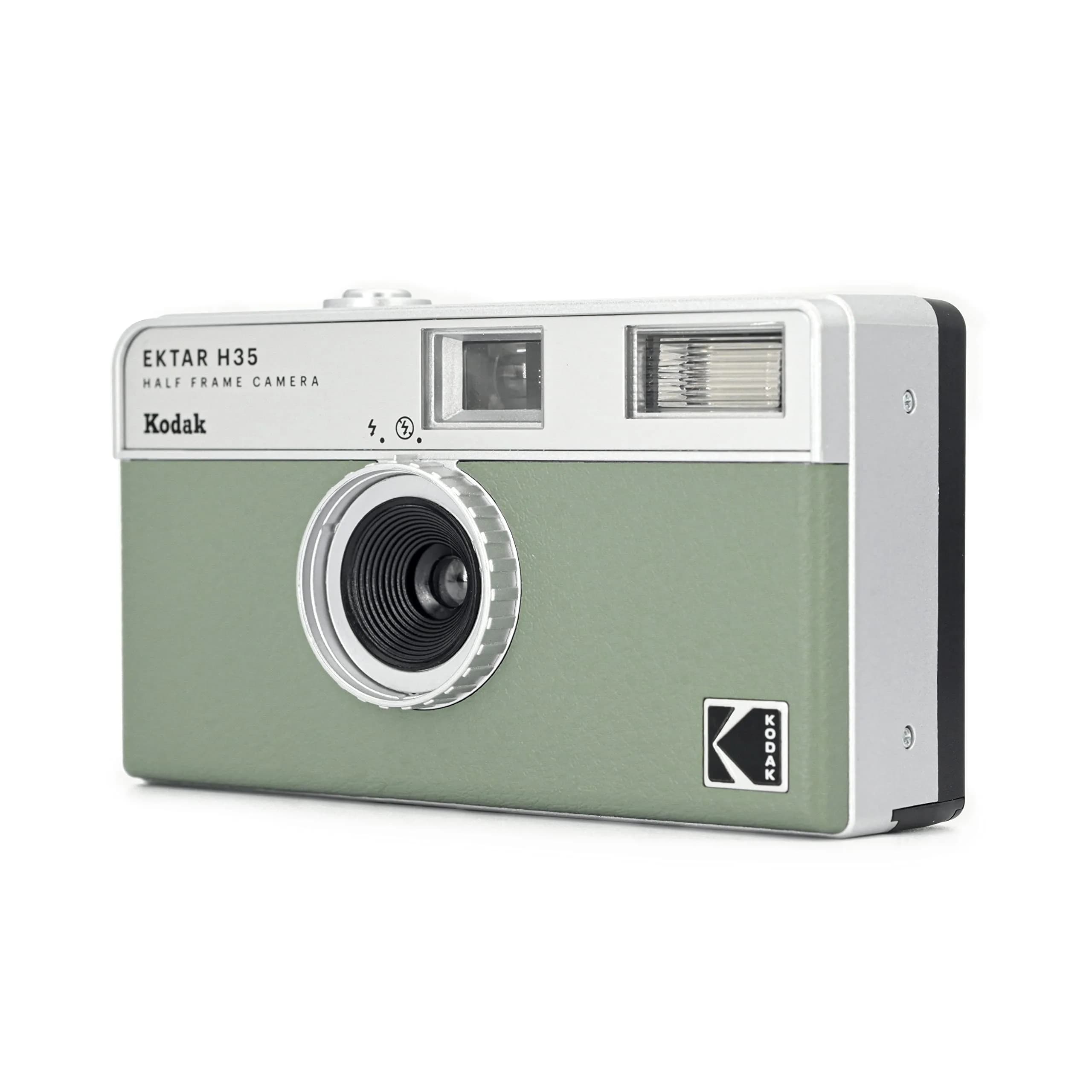KODAK EKTAR H35 Half Frame Film Camera, 35mm, Sage | Double Images Per Roll - view 3