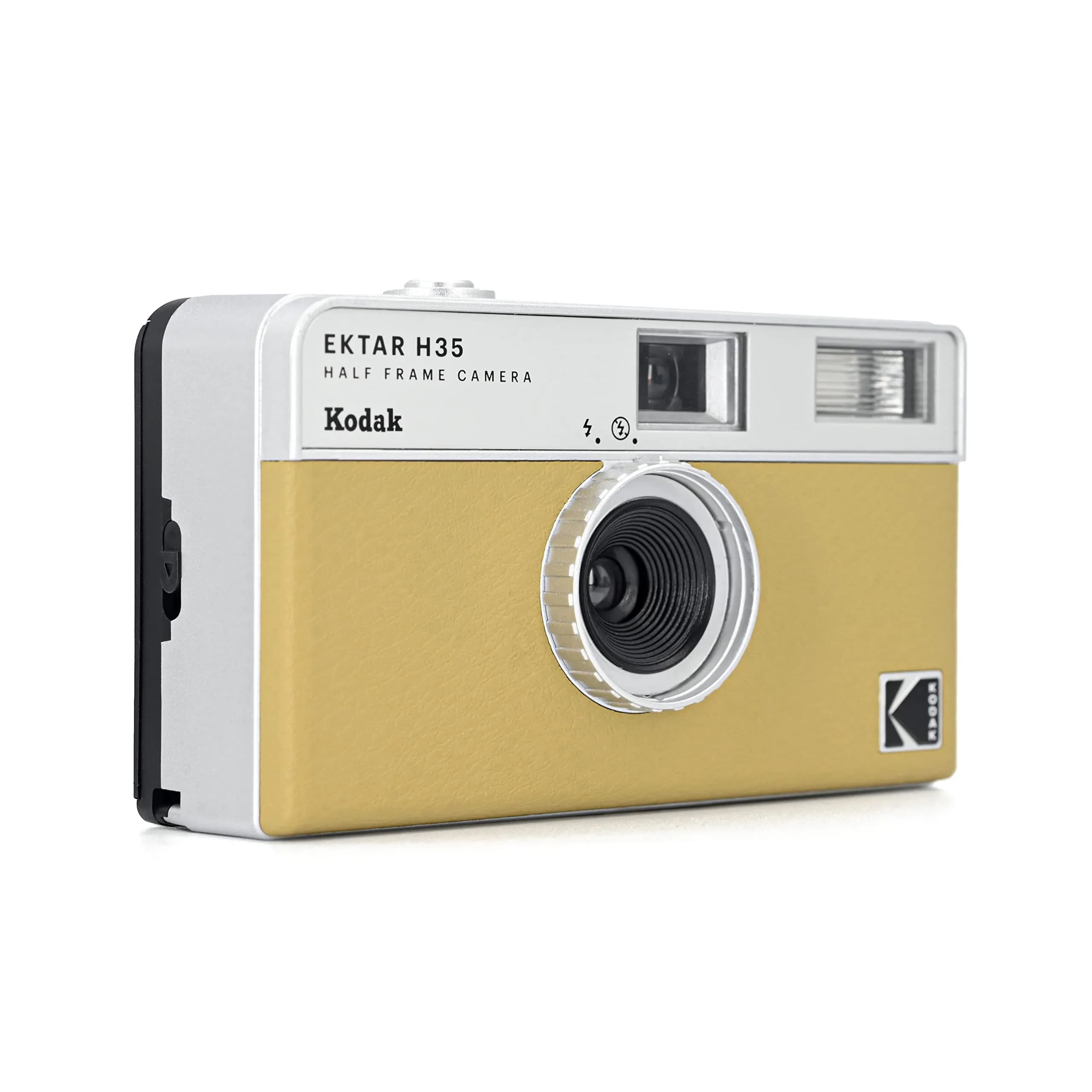 KODAK EKTAR H35 Half Frame Film Camera, 35mm, Reusable, Focus-Free, Lightweight, Sand | Double Images Per Roll - view 2