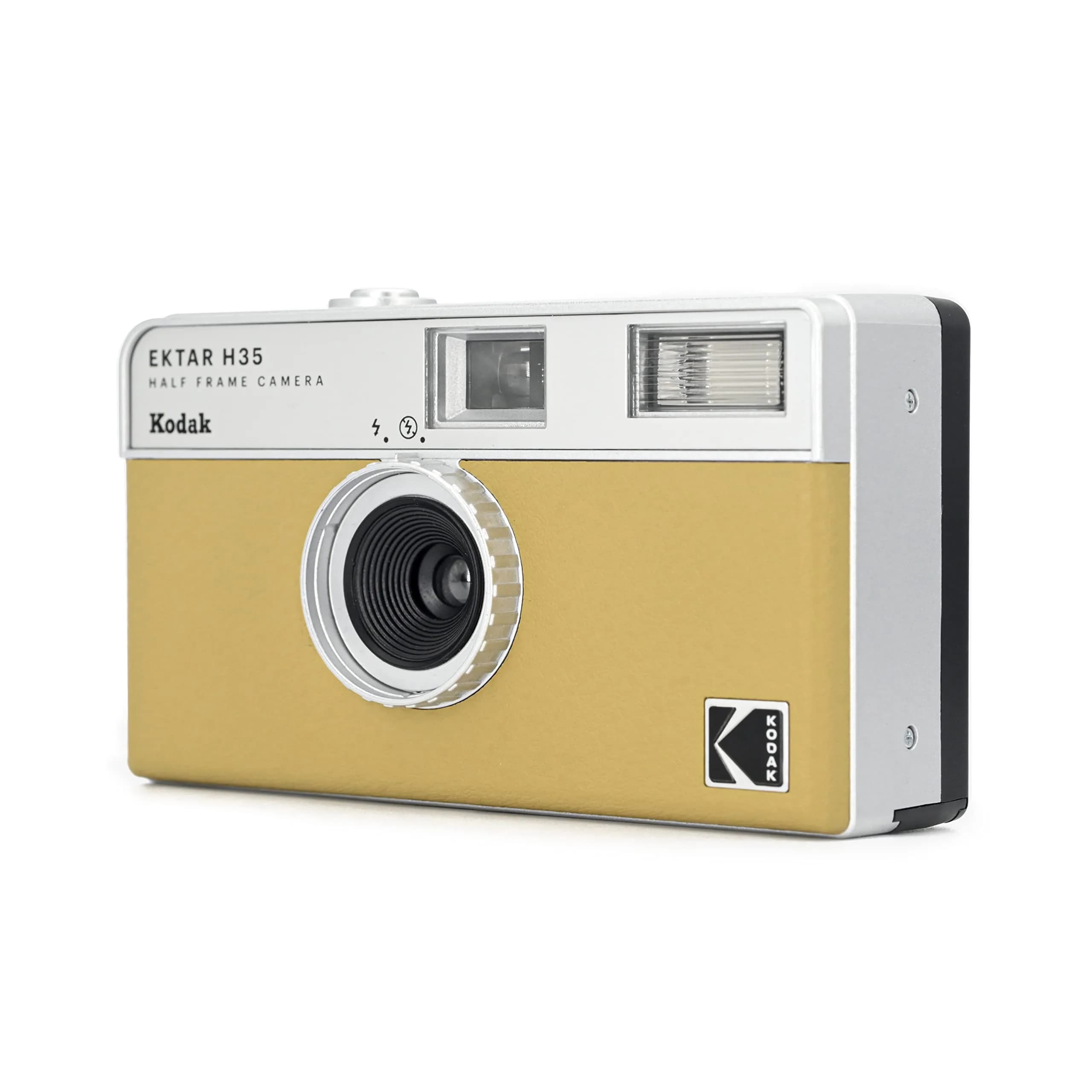 KODAK EKTAR H35 Half Frame Film Camera, 35mm, Reusable, Focus-Free, Lightweight, Sand | Double Images Per Roll - view 4