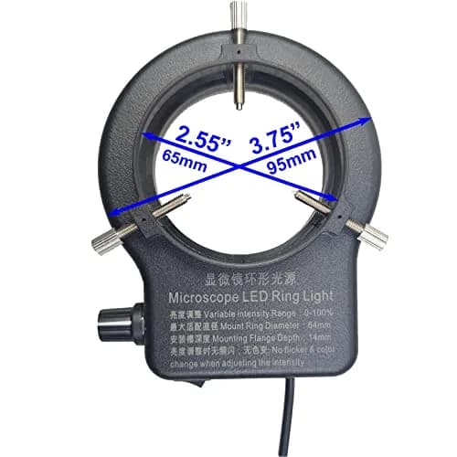 Gringoo USB LED Ring Light Illuminator for Microscopes 65mm (2.55") | Intense Shadow-Free Illumination thumbnail 5