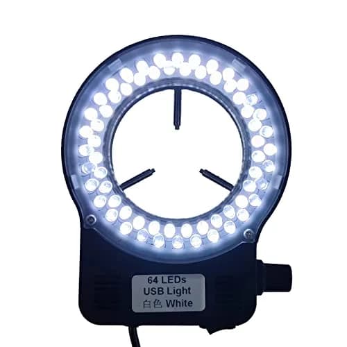 Gringoo USB LED Ring Light Illuminator for Microscopes 65mm (2.55") | Intense Shadow-Free Illumination thumbnail 3