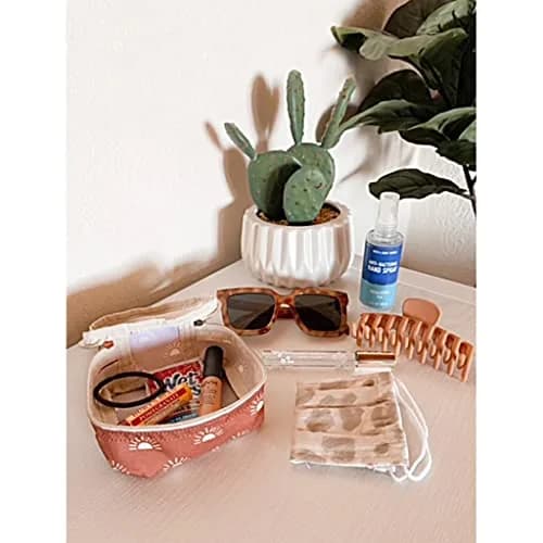 Itzy Ritzy Packing Cubes for Travel, Set of 3 Cubes (Terracotta Sunrise) | Mesh Top, Handles & Dual Zippers thumbnail 6