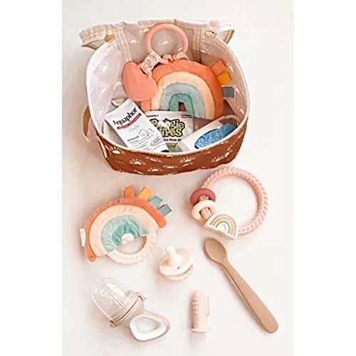 Itzy Ritzy Packing Cubes for Travel, Set of 3 Cubes (Terracotta Sunrise) | Mesh Top, Handles & Dual Zippers thumbnail 8
