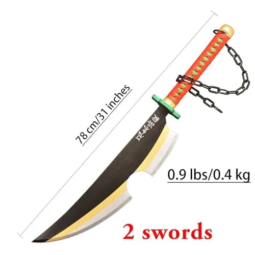 SV Anime Sword Cosplay Uzui Tengen Sword 30.9 inches | Collectible Display Prop thumbnail 2