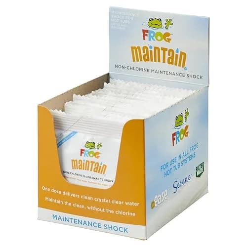 FROG Maintain Non-Chlorine Shock for Hot Tubs 12 Pack | Easy Water Care, Up to 600 Gallons thumbnail 1