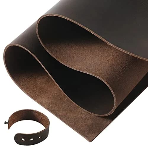 RingSun 12''X24'' Full Grain Leather Sheets for Crafts (2mm) | Genuine Leather for Tooling & Sewing thumbnail 1