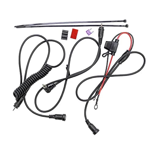 ScorpionEXO Electric Cord Set for AT950 Snow Motorcycle Helmet Accessories | Twist-in Power Supply thumbnail 1