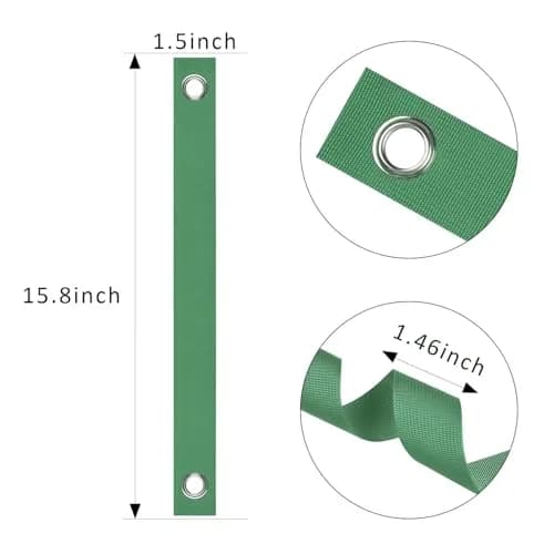 FCENDS Green 20 PCS Tree Support Straps | 39.6 cm (15.8 In) Nylon Webbing for Saplings & Hurricane Protection thumbnail 7