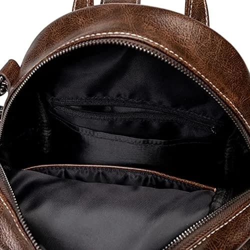 Mn&Sue Medium Backpack Purse for Women, Faux Leather Fashion Shoulder Bag Rucksack 29.5 cm (11.6") | Stylish Everyday Carry thumbnail 6