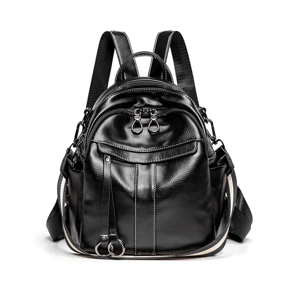 Mn&Sue Medium Backpack Purse for Women, Faux Leather Fashion Shoulder Bag Rucksack 29.5 cm (11.6") | Stylish Everyday Carry - main product image