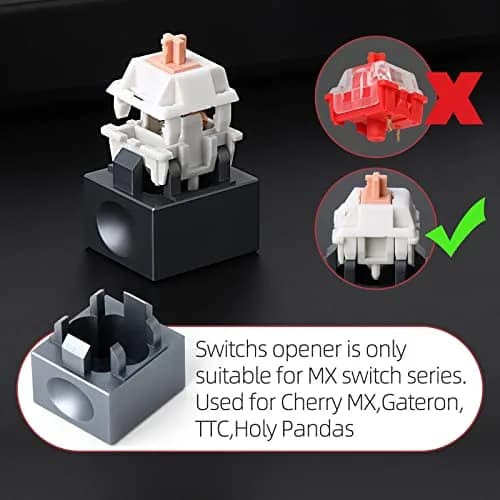YIMAGUJRX Keyboard Lube Kit with Switch Opener, Tweezers, Keycap & Switch Pullers, Lubrication Brush for Custom Keyboard (6 Pcs) thumbnail 3