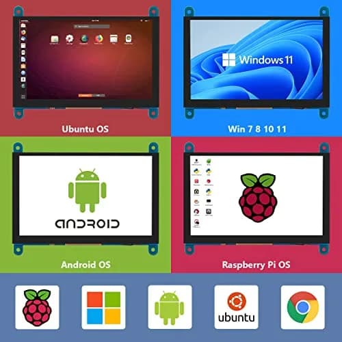 Hosyond 5 Inch IPS LCD Touch Screen Monitor 800x480 | Plug-and-Play Sub-Display thumbnail 6