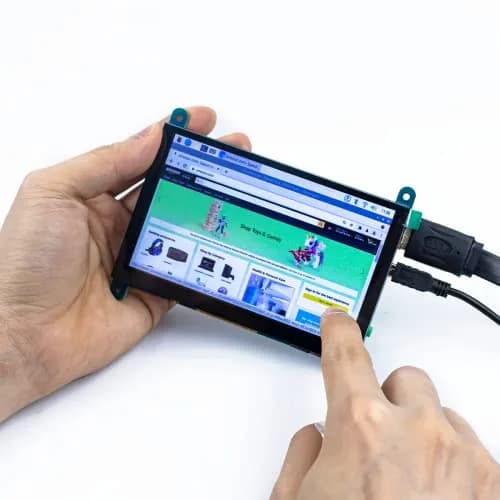 Hosyond 5 Inch IPS LCD Touch Screen Monitor 800x480 | Plug-and-Play Sub-Display thumbnail 9