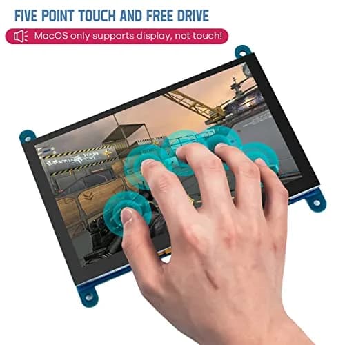Hosyond 5 Inch IPS LCD Touch Screen Monitor 800x480 | Plug-and-Play Sub-Display thumbnail 3