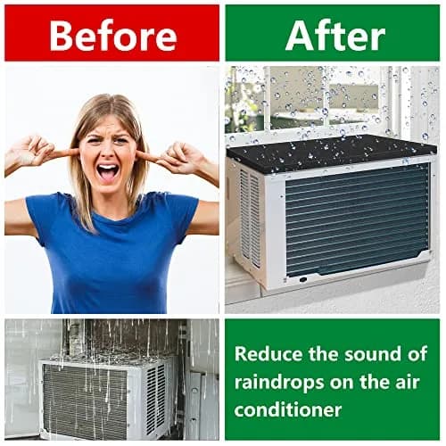LFUTARI Magnetic Window Air Conditioner Drip Cushion 59cm x 43cm (23.6"x16.9") | Reduces AC Drip Noise thumbnail 5
