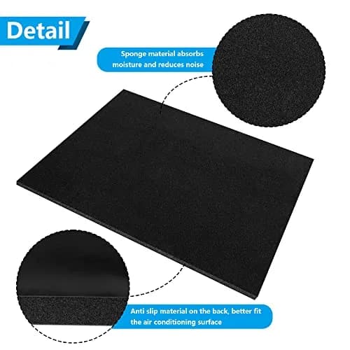LFUTARI Magnetic Window Air Conditioner Drip Cushion 59cm x 43cm (23.6"x16.9") | Reduces AC Drip Noise thumbnail 3