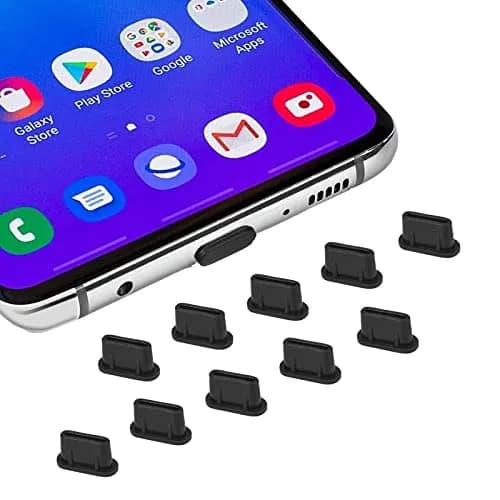 CaseBuy USB C Dust Plugs (10 Pack) | Protects Ports from Dust, Sand, and Debris thumbnail 1