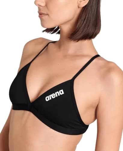 ARENA Women’s Team Solid Swim Top Tie Back Athletic Bikini Top US Size 36 | Chlorine-Resistant, UPF 50+ thumbnail 5