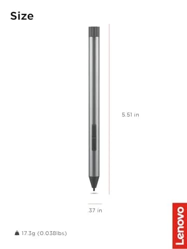 Lenovo Digital Pen 2 Active Stylus 17.3g (0.61 oz) | 4096 Pressure Levels for Natural Writing thumbnail 7