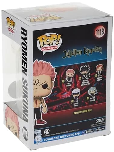 Funko Jujutsu Kaisen POP & Buddy! Vinyl Figurine Sukuna 9 cm | Anime Collectible for Fans thumbnail 4