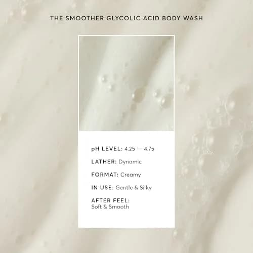 Naturium The Smoother Glycolic Acid Body Wash 500ml (16.9 fl oz) | Exfoliates Rough & Bumpy Texture thumbnail 4