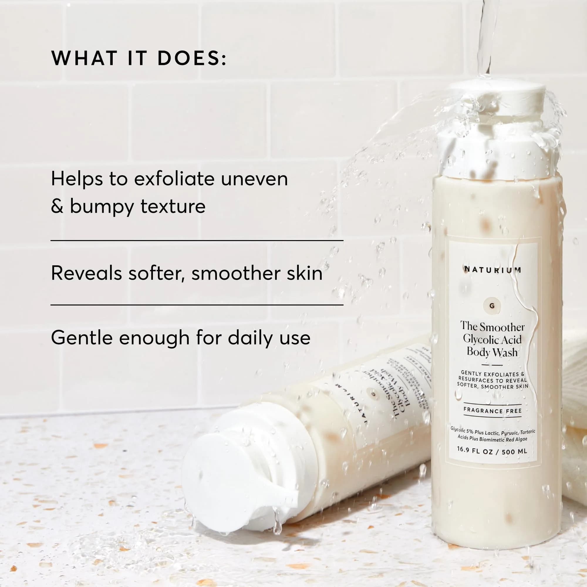 Naturium The Glow Getter Multi-Oil Hydrating Body Wash - Smoother Formula, Gentle Cleanser for Radiant Skin - 16.9 Fl Oz - view 3