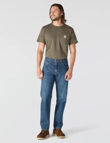 Carhartt Relaxed Straight Jean 32W x 32L | Durable Midweight Cotton Denim thumbnail 6