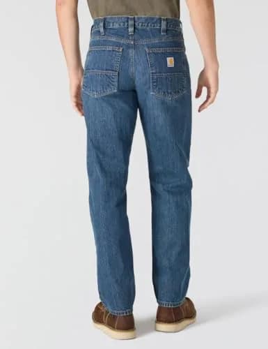 Carhartt Relaxed Straight Jean 32W x 32L | Durable Midweight Cotton Denim thumbnail 2