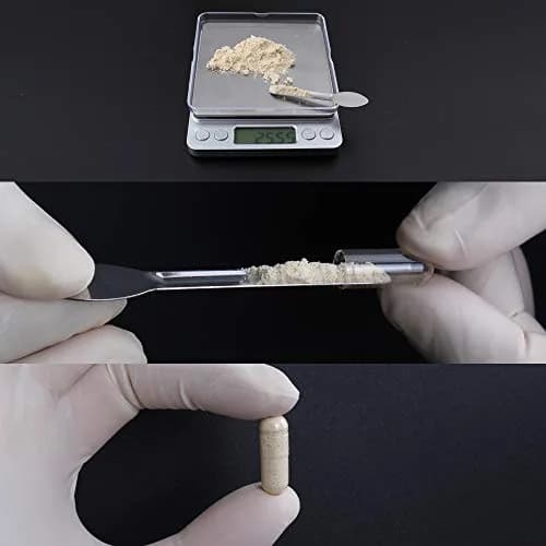Foosi Capsule Filling Machine Spoons for All Sizes #000-5 | Micro Lab Powder Filler Tool thumbnail 3