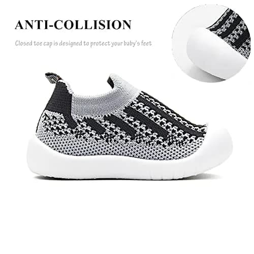 OAISNIT Baby Shoes Breathable Mesh Sneakers 6-12 Months | Lightweight Non-Slip Toddler First Walkers thumbnail 5