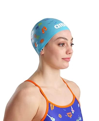 ARENA Unisex Adult Poolish Molded Silicone Swim Cap for Training and Racing | Wrinkle-Free, Durable, One Size thumbnail 4