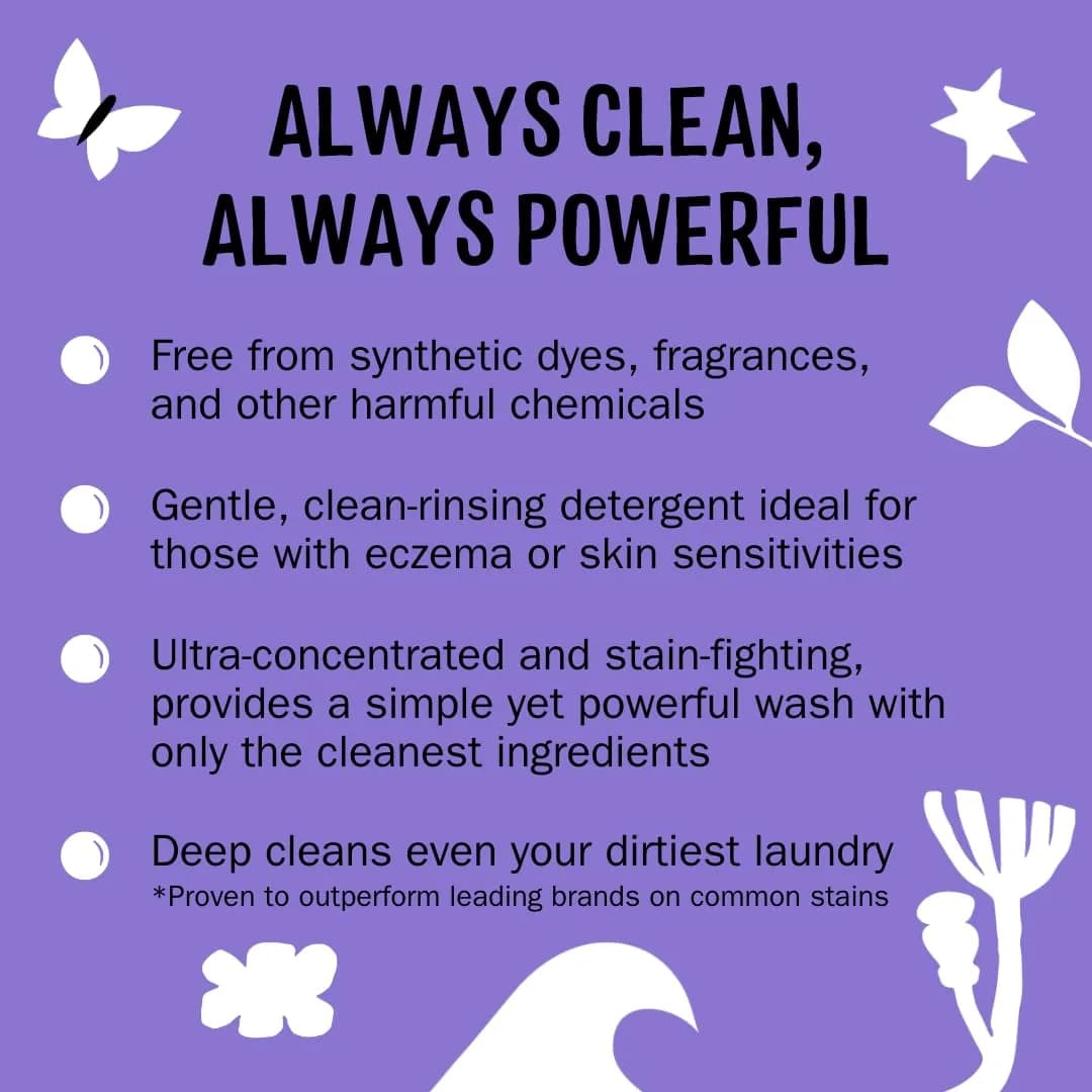 Molly's Suds Original Laundry Detergent Powder for Sensitive Skin, 120 Loads (Lavender) | Gentle Clean, Residue-Free Formula - view 2
