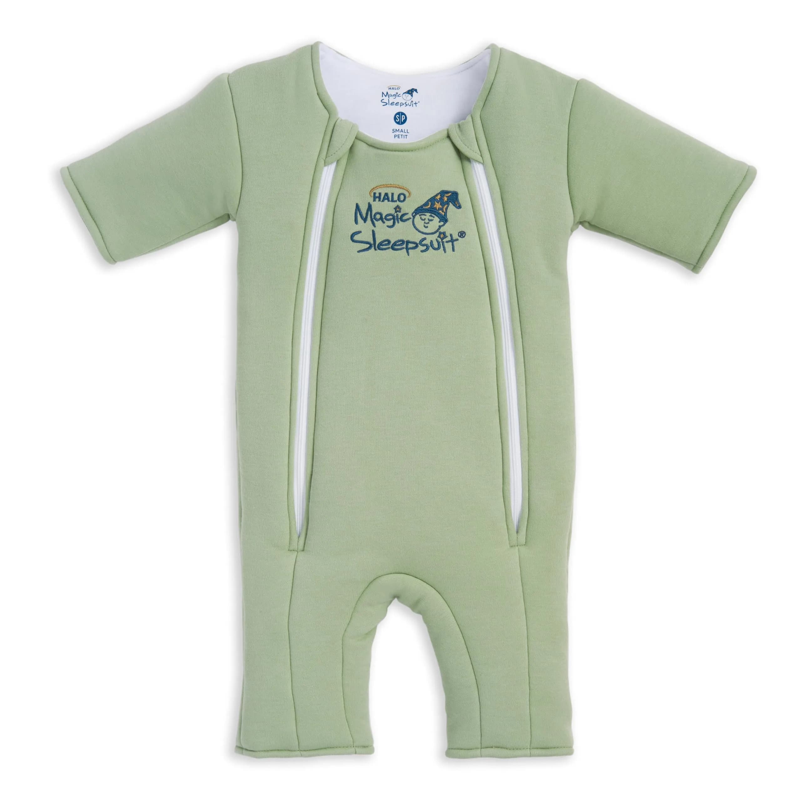 Magic Sleepsuit Large 18-21 lbs | 100% Cotton, Sage Green, Baby Sleep Transition Suit — Sage Green