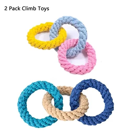 JWShang Climbing Rope Toys for Sugar Gliders & Small Pets | Vibrant, Durable, Easy to Connect, 2 Pack thumbnail 5