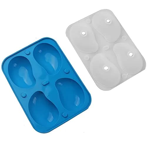 Montidey 4 Holes 3D Mango Shape Silicone Cake Mold 19.6cm (7.7in) | Food-Grade Baking & Dessert Tool thumbnail 2