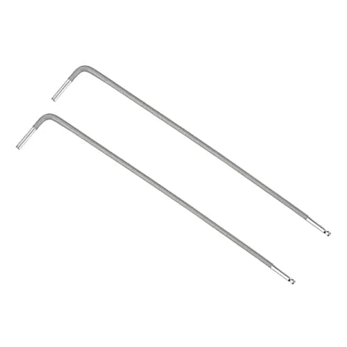 uxcell 1.5mm Ball End Hex Key Wrench, L Shaped Long Arm S2 Steel Repairing Tool 2 Pcs | Durable Alloy Steel, Confined Space Access thumbnail 1