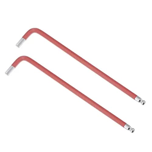 uxcell 6mm Ball End Hex Key Wrench L-Shaped Long Arm S2 Steel Repair Tool 183mm (7.2-inch) | Industrial Grade Durability thumbnail 1