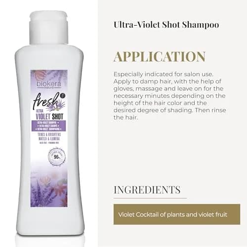 SALERM Purple Shampoo 300 ml | Neutralizes Yellow Tones & Enhances Shine for Blonde, Gray & Highlighted Hair thumbnail 4