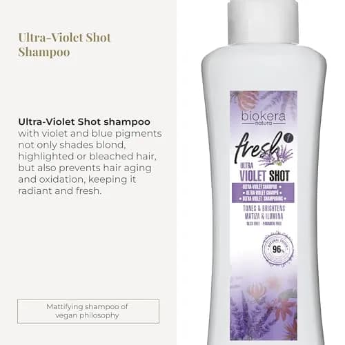 SALERM Purple Shampoo 300 ml | Neutralizes Yellow Tones & Enhances Shine for Blonde, Gray & Highlighted Hair thumbnail 2