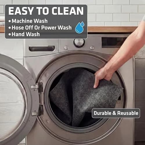 Drymate Washable Dog Pee Pads 74cm x 91cm (29"x36") | 2-Pack Charcoal Reusable Pet Training Potty Mats thumbnail 8