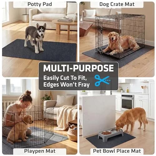 Drymate Washable Dog Pee Pads 74cm x 91cm (29"x36") | 2-Pack Charcoal Reusable Pet Training Potty Mats thumbnail 9