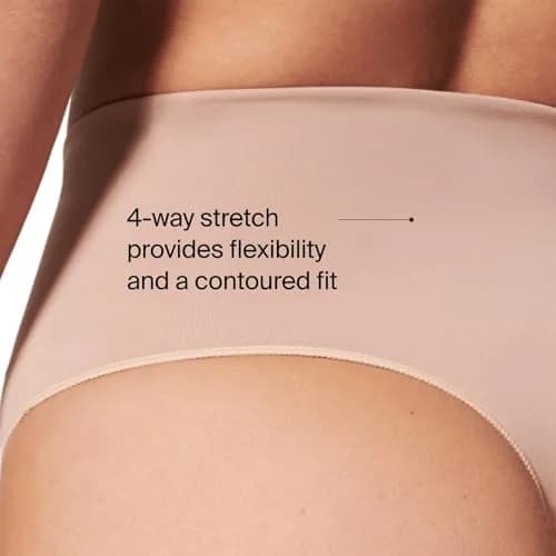 SPANXshape ExtraOrdinary Thong in Toasted Oatmeal XS | Comfortable Support & Seamless Fit thumbnail 5